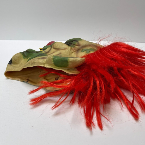 Paper Magic Studios Crazy Evil Clown Camo Scary Halloween Latex Mask 2006 - Picture 5 of 7